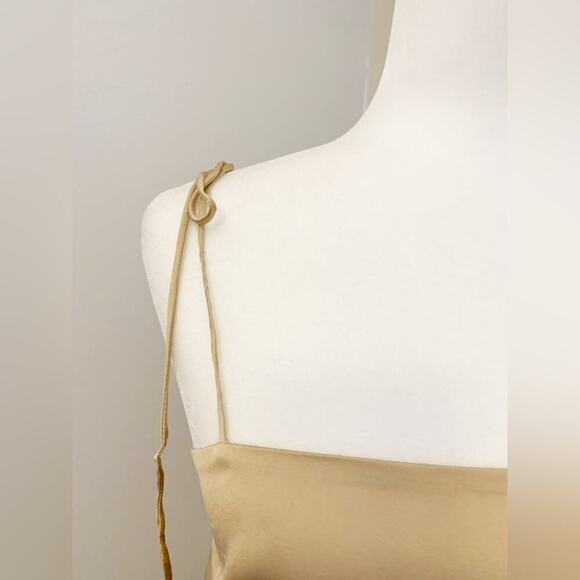 Amanda Uprichard chiara dress in earth. Silk - Picture 7 of 16